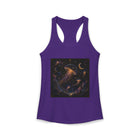 Celestial Jellyfish Tank Top – Cosmic Moon & Glowing Jellyfish Graphic Tank | Mystical Ocean Fantasy Summer Top | Marine Life Lover Gift