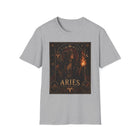 Aries Fire Priestess T-Shirt – Mystical Zodiac Astrology Graphic Tee | Witchy Celestial Fantasy Shirt | Aries Horoscope Gift