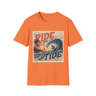 Ride the Tide T-Shirt – Vintage Surf Wave Graphic Tee | Retro Surfer Beach Shirt | Coastal Summer Gift
