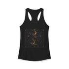 Celestial Triple Moon Goddess Tank Top – Mystical Lunar Feminine Graphic Tank | Cosmic Divine Energy Fantasy Shirt | Witchy Moon Lover Gift