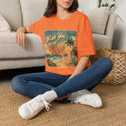 Wish You Were Here T-Shirt – Retro Beach Postcard Graphic Tee | Vintage Coastal Surf Shirt | Tropical Summer Gift
