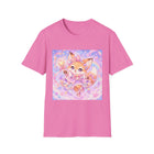 Kawaii Fox Fairy T-Shirt – Cute Pastel Magical Fox Graphic Tee | Fantasy Star Wand Animal Shirt | Cutiecore Gift for Fox Lovers