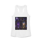 Gemini Celestial Twin Portals Tank Top – Mystical Zodiac Astrology Graphic Tank | Cosmic Moon & Magic Summer Top | Gemini Horoscope Gift