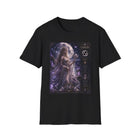 Cancer Celestial Moon Goddess T-Shirt – Mystical Zodiac Astrology Graphic Tee | Cosmic Lunar Fantasy Shirt | Cancer Horoscope Gift
