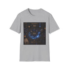 Aquarius Celestial Zodiac Wheel T-Shirt – Mystical Astrology Graphic Tee | Cosmic Constellation & Moon Shirt | Aquarius Horoscope Gift