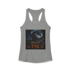 Bonded by Fire Tank Top – Dragon Fantasy Graphic Tank | Epic Dragon Rider Summer Top | Fangs & Fairy Tales Gift