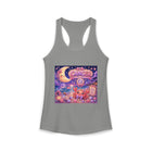 Cancer Kawaii Beach Crab Tank Top – Cute Zodiac Astrology Graphic Tank | Pastel Coastal Celestial Summer Top | Cancer Horoscope Gift