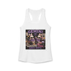 Gemini Managing Chaos Since Birth Tank Top – Funny Zodiac Panda Graphic Tank | Cute Astrology Meme Summer Top | Gemini Horoscope Gift