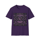 Scorpio Celestial Gothic Crest T-Shirt – Mystical Zodiac Astrology Graphic Tee | Dark Fantasy Emblem Shirt | Scorpio Horoscope Gift