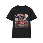 Cancer Crying Is Self Care T-Shirt – Funny Zodiac Crab Graphic Tee | Cute Astrology Meme Shirt | Cancer Horoscope Gift