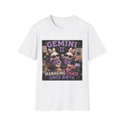 Gemini Managing Chaos Since Birth T-Shirt – Funny Zodiac Panda Graphic Tee | Cute Astrology Meme Shirt | Gemini Horoscope Gift