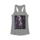 Cancer Celestial Moon Goddess Tank Top – Mystical Zodiac Astrology Graphic Tank | Cosmic Lunar Fantasy Summer Top | Cancer Horoscope Gift