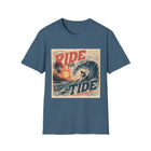 Ride the Tide T-Shirt – Vintage Surf Wave Graphic Tee | Retro Surfer Beach Shirt | Coastal Summer Gift