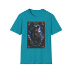 Cancer Crystal Ball Witch T-Shirt – Mystical Zodiac Astrology Graphic Tee | Celestial Moon Magic Fantasy Shirt | Cancer Horoscope Gift