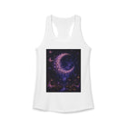 Butterfly Crescent Moon Tank Top – Pink & Purple Butterfly Lunar Graphic Tank | Whimsical Fairycore Summer Top | Fairy Dust & Moonbeams Gift