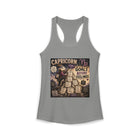 Capricorn Goals Before Feelings Tank Top – Funny Zodiac Goat Graphic Tank | Ambitious Astrology Meme Summer Top | Capricorn Horoscope Gift