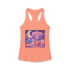 Cancer Kawaii Beach Crab Tank Top – Cute Zodiac Astrology Graphic Tank | Pastel Coastal Celestial Summer Top | Cancer Horoscope Gift