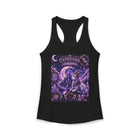 Capricorn Celestial Mountain Goat Tank Top – Mystical Zodiac Astrology Graphic Tank | Moonlit Fantasy Animal Summer Top | Capricorn Horoscope Gift