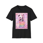 Kawaii Panda Macaron T-Shirt – Cute Pastel Panda Graphic Tee | Sweet Dessert Animal Shirt | Candycore Cutiecore Gift