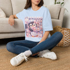 Kawaii Penguin Café T-Shirt – Cute Pastel Penguin Bakery Graphic Tee | Adorable Dessert Lover Shirt | Cutiecore Animal Aesthetic Gift