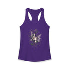 Celestial Fairy Wings Tank Top – Moon Phase & Purple Butterfly Graphic Tank | Whimsical Fairycore Summer Top | Fairy Dust & Moonbeams Gift