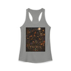 Taurus Moonlit Forest Witch Tank Top – Mystical Zodiac Astrology Graphic Tank | Woodland Fantasy Moon Magic Summer Top | Taurus Horoscope Gift