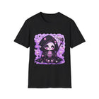 Kawaii Grim Reaper Boba T-Shirt – Pastel Goth Cute Reaper Tee with Bubble Tea, Skulls & Spooky Aesthetic