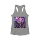 Pastel Goth Cat Girl Tank Top – Kawaii Gothic Kitty Tank with Moon, Bats & Spooky Cute Aesthetic