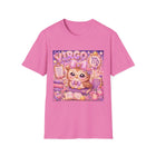 Virgo Kawaii Owl T-Shirt – Cute Zodiac Astrology Graphic Tee | Pastel Celestial Book Lover Owl Shirt | Virgo Horoscope Gift