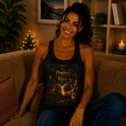 The Prophecy Chose Her Tank Top – Magical Book & Golden Fantasy Graphic Tank | Whimsical Fairycore Summer Top | Fangs & Fairy Tales Gift