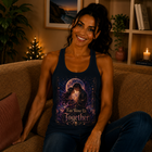 Fate Wove Us Together Tank Top – Romantic Fantasy Lovers Graphic Tank | Enchanted Moonlight Gothic Romance Top | Fangs & Fairy Tales Gift
