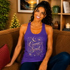 Cosmic Soul Tank Top – Celestial Galaxy Typography Graphic Tank | Moon & Stars Inspirational Summer Top | Astrology Lover Gift