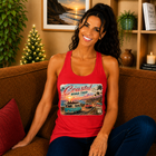 Coastal Road Trip Tank Top – Vintage Beach Van Graphic Tank | Retro Ocean Sunset Summer Top | Coastal Adventure Gift