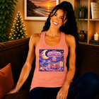 Cancer Kawaii Beach Crab Tank Top – Cute Zodiac Astrology Graphic Tank | Pastel Coastal Celestial Summer Top | Cancer Horoscope Gift