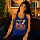 Cancer Crying Is Self Care Tank Top – Funny Zodiac Crab Graphic Tank | Cute Astrology Meme Summer Top | Cancer Horoscope Gift