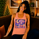 Cancer Kawaii Beach Crab Tank Top – Cute Zodiac Astrology Graphic Tank | Pastel Coastal Celestial Summer Top | Cancer Horoscope Gift
