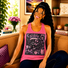 Scorpio Kawaii Celestial Creature Tank Top – Cute Zodiac Astrology Graphic Tank | Pastel Gothic Fantasy Summer Top | Scorpio Horoscope Gift