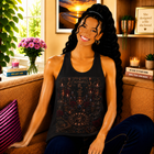 Scorpio Witchy Ritual Altar Tank Top – Mystical Zodiac Astrology Graphic Tank | Dark Moon Magic Fantasy Summer Top | Scorpio Horoscope Gift