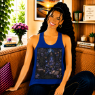 Virgo Celestial Magic Altar Tank Top – Mystical Zodiac Astrology Graphic Tank | Witchy Moon Magic Fantasy Summer Top | Virgo Horoscope Gift