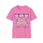 Gemini Kawaii Twin Unicorns T-Shirt – Cute Zodiac Astrology Graphic Tee | Pastel Celestial Fantasy Unicorn Shirt | Gemini Horoscope Gift
