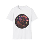 Psychedelic Moon Goddess T-Shirt – Cannabis and Magic Mushroom Graphic Tee | Trippy Witchy Stoner Shirt | Enchanted Haze Gift