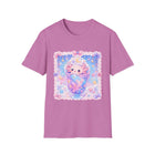 Kawaii Axolotl Milkshake T-Shirt – Cute Pastel Axolotl Dessert Graphic Tee | Sweet Candycore Drink Shirt | Cutiecore Gift