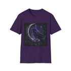 Moonlit Raven T-Shirt – Celestial Crow & Crescent Moon Graphic Tee | Mystical Fairycore Fantasy Shirt | Fairy Dust & Moonbeams Gift