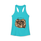 Books Cats & Tea Tank Top – Cozy Cat Lover Bookish Graphic Tank | Reader and Tea Lover Summer Top | Gift from The Bookworm’s Hideaway