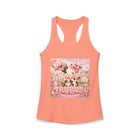Taurus Kawaii Cow Tank Top – Cute Zodiac Astrology Graphic Tank | Pastel Celestial Farm Animal Summer Top | Taurus Horoscope Gift