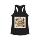 There's No Such Thing as Too Many Books Tank Top – Funny Book Lover Graphic Tank | Cute Literary Quote Summer Top | Reader Gift from The Bookworm’s Hideaway