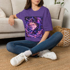 Celestial Dragon Moon T-Shirt – Purple Fantasy Dragon & Full Moon Graphic Tee | Whimsical Fairycore Magic Shirt | Fairy Dust & Moonbeams Gift