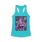Aquarius Kawaii Goth Girl Tank Top – Cute Zodiac Astrology Graphic Sleeveless Shirt | Pastel Gothic Cosmic Summer Tank | Aquarius Horoscope Gift