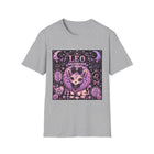 Leo Kawaii Lion T-Shirt – Cute Zodiac Astrology Graphic Tee | Pastel Celestial Lion Shirt | Leo Horoscope Gift