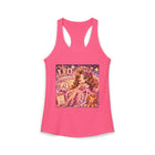 Leo Kawaii Princess Tank Top – Cute Zodiac Astrology Graphic Tank | Pastel Celestial Chibi Lion Summer Top | Leo Horoscope Gift